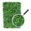 Cuher 8 Pzas Muro Verde Follaje Artificial Sintentico De 40x60cm