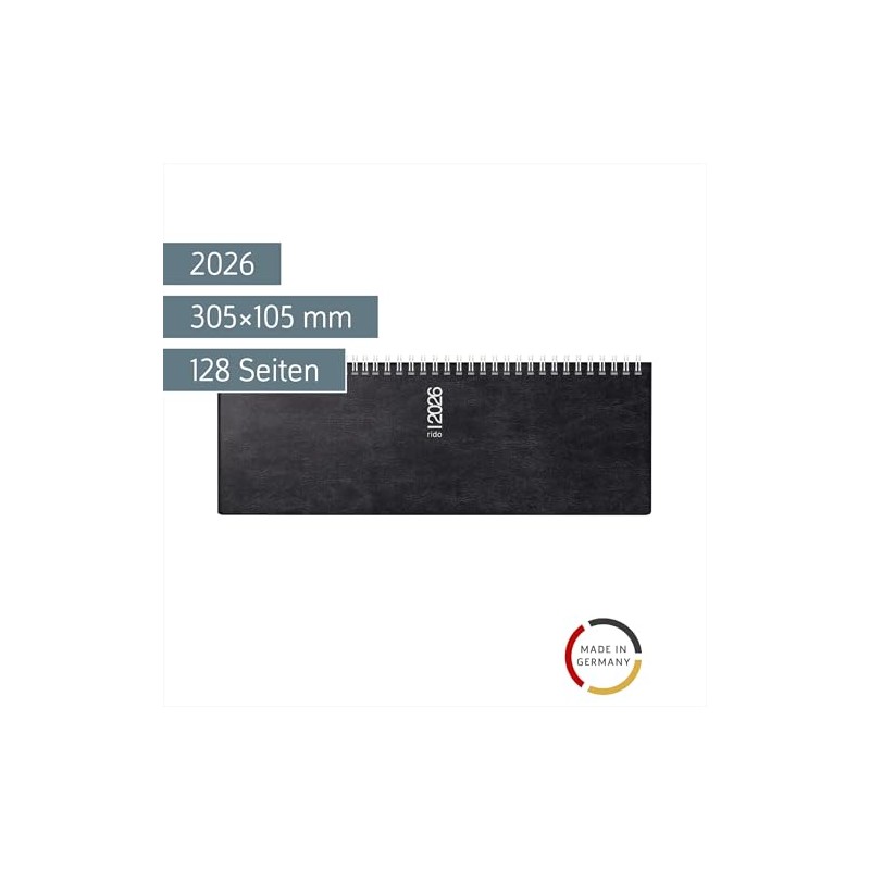rido/idé Landscape Appointment Book Model Septant 2026 | 305 x