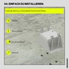 ZAMURANO. Ground anchor bicycle, wall anchor, bicycle lock, motorcycle anti-theft