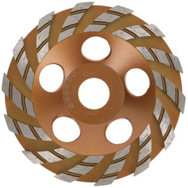 PRODIAMANT Premium Diamond Cup Wheel 125mm x 22.2mm TurboSpeed+ Diamond Grinding Disc for Concrete, Masonry, Stone