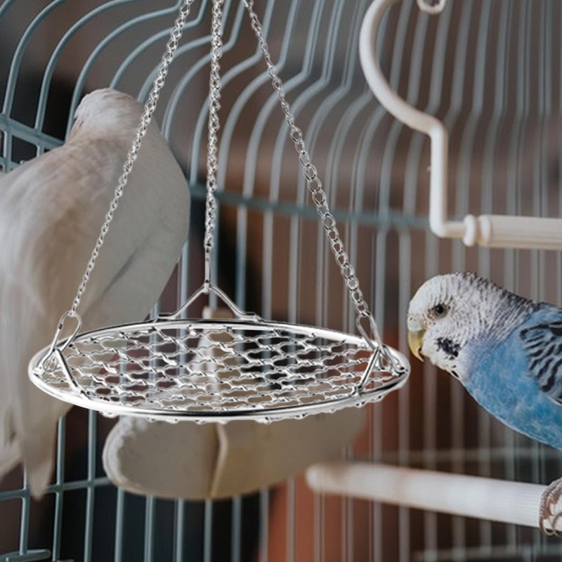 Bird Swing - Chew-Proof Hummingbird Swing,Stainless Steel Chew-Proof Rest Bed
