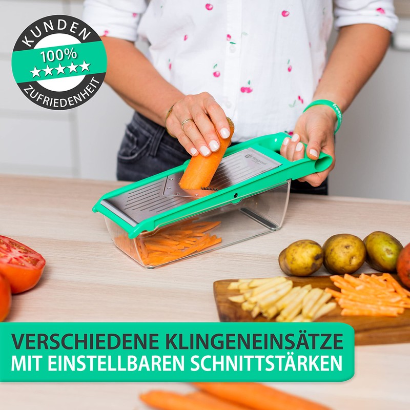 freegreen® Germany Fruit and Vegetable Slicer Made of Stainless Steel