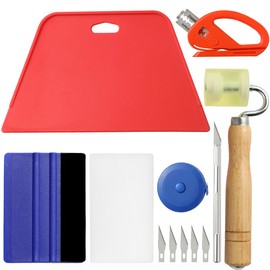Wallpaper Smoothing Tool Kit with Felt Squeegee Seam Roller for Contact Paper Peel and Stick Wallpaper Car Wrap Vinyl Window Tint Glass Film
