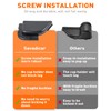 Savadicar DP5 Front Door Storage Pockets Without Cup Holder, Side
