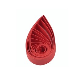 ODETOJOY 120pc Paper Quilling Strips 3mm Quilling Papers 3mm Craft Single Color Paper Strips (Red)