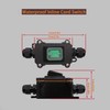 RPTCOTU Inline Wire Switch, Waterproof Power Switch Box DC12-24V IP65,