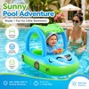 Car-Shaped Toddler Pool Float for Kids – Inflatable Swim Boat