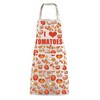 BNQL Tomato Kitchen Apron I Love Tomatoes Vegan Apron with
