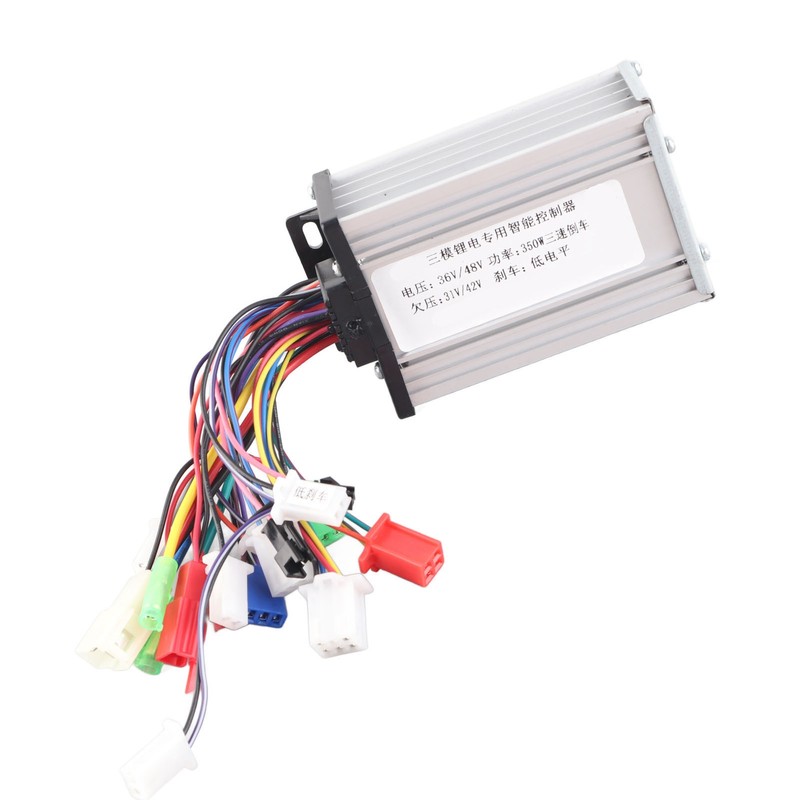36V 48V 350W Electric Bike Brushless Motor Controller 3 Speed