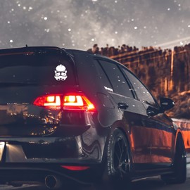 Clone Trooper Sticker Decal Notebook Car Laptop 4" x 5" (White)