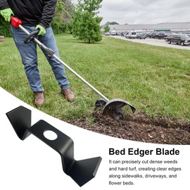 HOTUFELG Bed Edger Blade 4180-710-6001 Compatible with Stihl Edger 4150-2, Bed Redefiner Stihl Edger Attachment for Lawn Grooming Tool