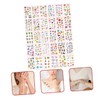 WOONEKY Cute Waterproof Body Stickers 60pcs for Girls DIY Temporary