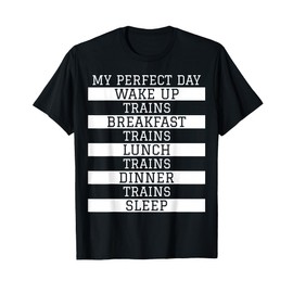 Treni 'My Perfect Day' - Locomotiva divertente amante dei Maglietta