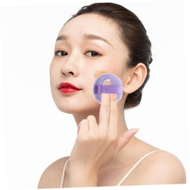 Healeved 4pcs Velour Makeup Powder Puff for Loose Powder and Foundation Dual-sided Applicators for Travel and Daily Use Soft and Convenient