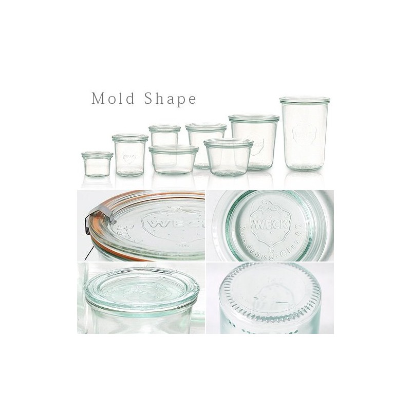 WECK WE-976 MINI MOLD SHAPE Mini Mold Shape, 5.5 fl