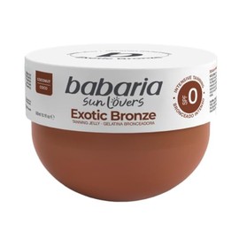 Babaria unisex exotic bronze coconut oil tanning jelly, SPF 0, 300 ml,