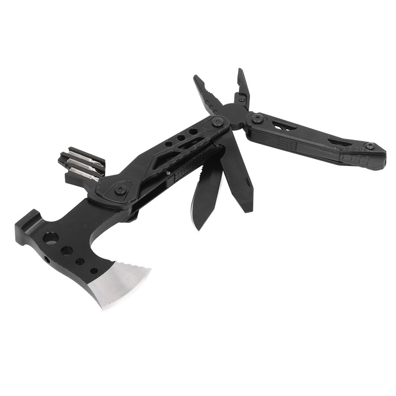 Pocket Size Multitool Foldable Axe Hammer Knife Pliers Stainless Steel