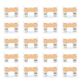 Tissting Pack of 20 Fuse Holder, Fuse Holder Housing with Transparent Double Terminals Fuse Cover PCB Mount Holder Housing for 5X 20 Fuses