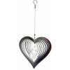 Hanging Stainless Steel Garden Wind Spinner Sun Catcher Crystal -