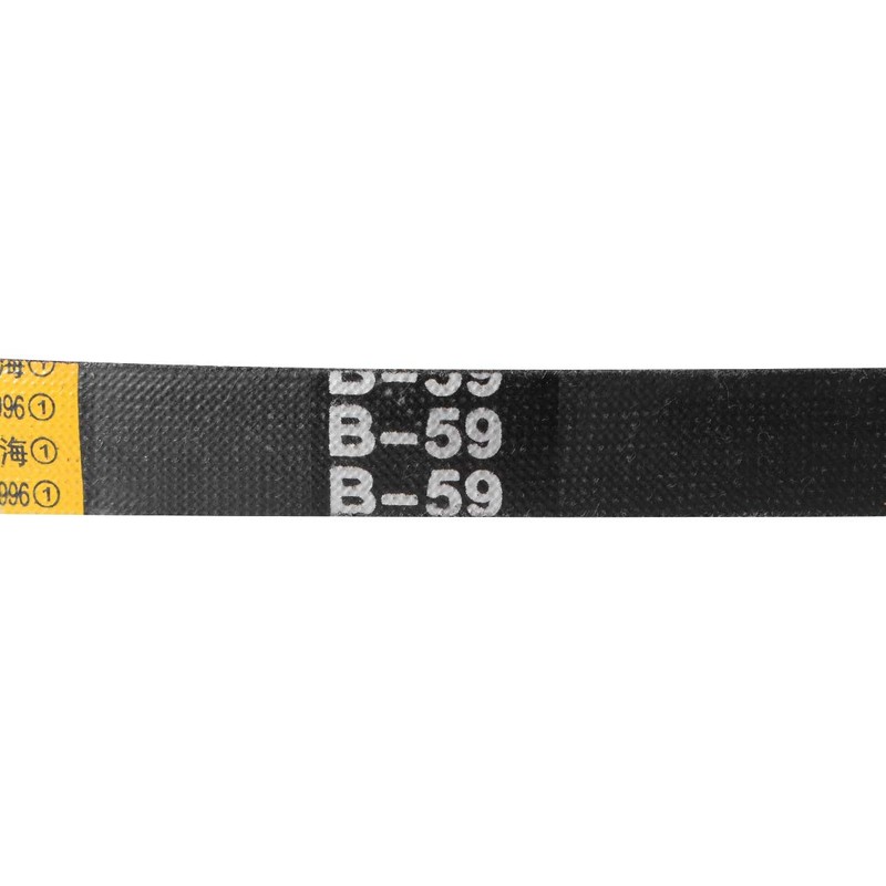 sourcing map B59 V-Belts 59" Pitch Length, B-Section Rubber Drive