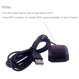 DIYmalls VK-162 G-Mouse Remote Mount USB GPS Dongle Receiver External Antenna for Raspberry Pi Linux Windows