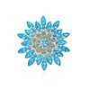 Rhinestone Flower brooch Pin Large Crystal Flower brooch Lapel Pins
