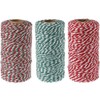 984Feet Christmas Cotton String for Gift Wrapping DIY Crafts
