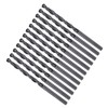 METALLIXITY Drill Bit (2.8mm) 12Pcs, 4241 High-Speed Steel Straight Shank