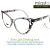 Miasto Eyewear (2 PAIRS) MIASTO "BIG CAT EYE" COMPUTER READING