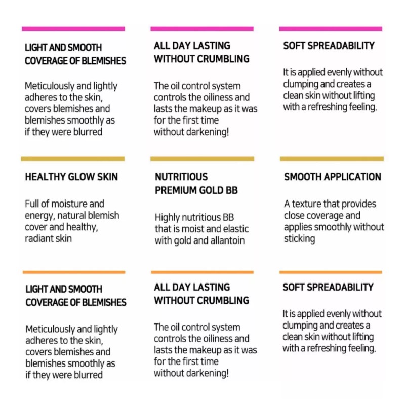 Bidameun Base De Maquillaje Coreana_ Bb Cream Derma_ Spf50+_3pz