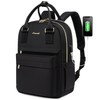 Lovevook Women's Backpack, for 14 Inch Laptops, Black