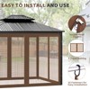 Gazebo Universal Replacement Mosquito Netting, 10' x 10' Outdoor Canopy