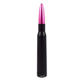 VMS RACING Anti-Theft Black With Pink Tip 50 Caliber Bullet Antenna For 90 06 GMC Chevy
