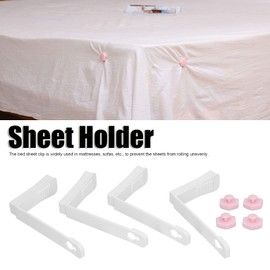 Aoveew 4pcs Bed Sheet Holders Non Slip Sheet Holders Clip Set, Corner Fastener Straps for a Smooth and Wrinkle Open Bed Experience sheet fastener bed sheet holder