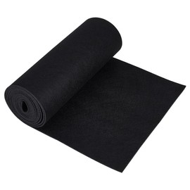 BENECREAT 118x11.81 Inch Black Felt Roll, 3mm Thick Craft Felt Fabric Soft Fabric Sheets for DIY Arts, Crafts, Decorations, Patchwork Sewing, Costumes
