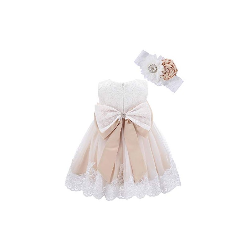 Bow Dream - Vestido de niña con lazo y lazo