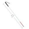 Aluminium Folding Long Stick with 5 Stick Segments, Plastic Rolling