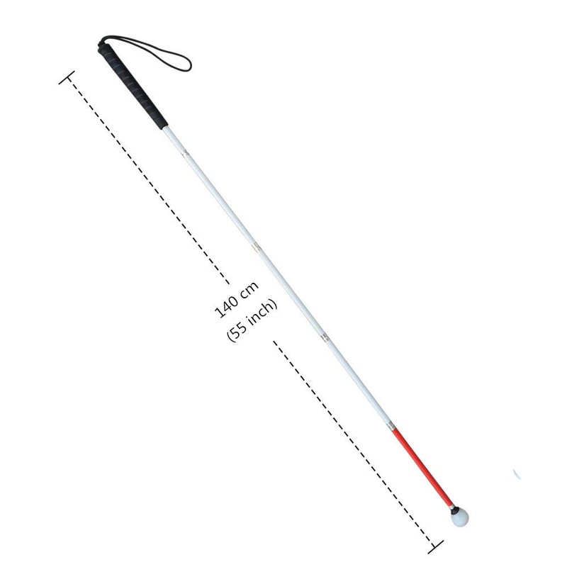 Aluminium Folding Long Stick with 5 Stick Segments, Plastic Rolling