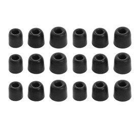 EMSea 9 Pairs Earphones Memory Foam Earplugs Noise Isolated In-Ear Earplugs Replacement for 4.9 mm Headphones 3 Sizes S/M/L
