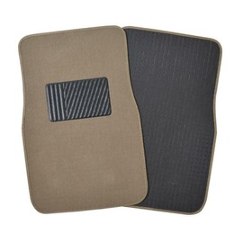 alxiang 4pcs Carpet Floor Mats Fits Car SUV Auto SUV Motors Full Set Medium Beige 25" X 17"-Front Vacuum or Use Soap and Water-Maintenance MT-100-MB