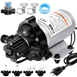 2088-594-144 Industrial Automatic Diaphragm Water Pump,115V 45PSI 4.0GPM Industrial Pump,Portable Electric Utility Industrial Pump for High-Flow Transfer,Agriculture Spraying