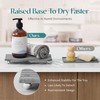Water Absorbing Stone Tray for Sink, Diatomite Drying Stone for
