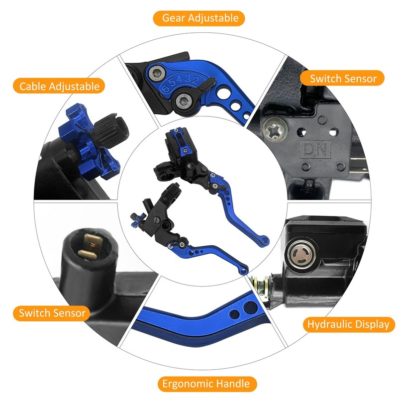 Upgrade Universal 7/8" 22mm Handlebar Brake Master Cylinder Clutch Lever