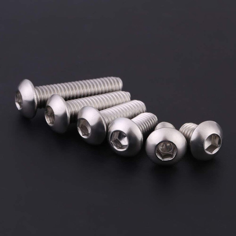 Hex Socket Bolts, Screws, Round Head Bolts, Stainless Steel, 60