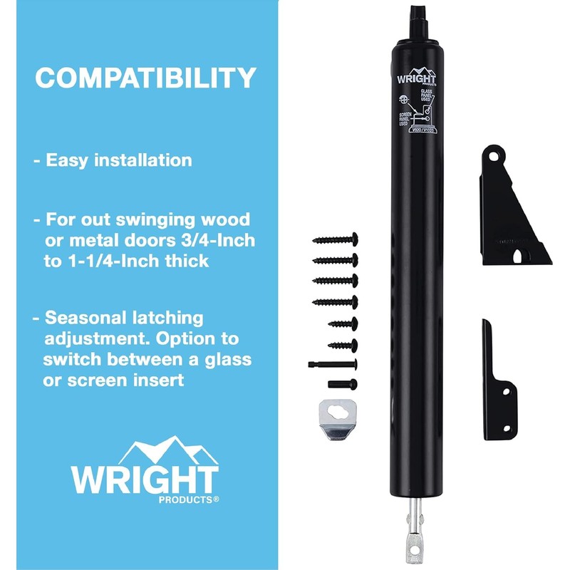 Wright Products - Standard Duty Pneumatic Screen and Storm Door