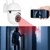 Jectse Indoor Outdoor Surveillance Camera, 1080P 360° Panoramic WiFi Home