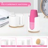 Cotton Swab Storage Case, ABS Cosmetic Cotton Organizer, Paper Cup