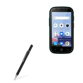 BoxWave Stylus Pen Compatible with Unihertz Jelly 2 - FineTouch Capacitive Stylus, Super Precise Stylus Pen - Jet Black