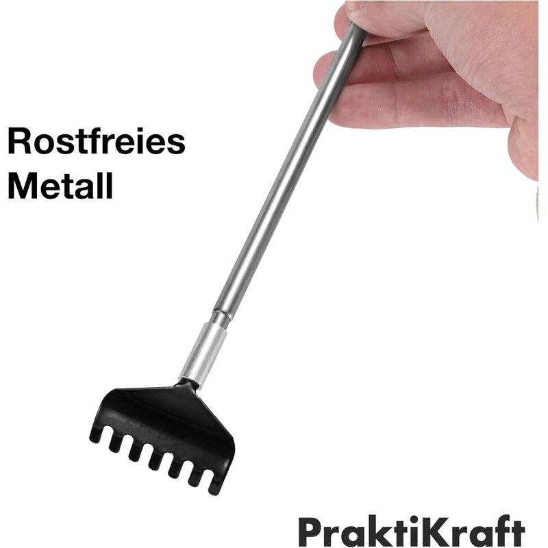 4x Rückenkratzer Teleskop: Breite Kratzhand als Massagegerät und Rückenkrauler