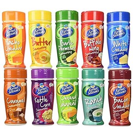 Kernel Season's Popcorn Seasoning Large Sampler Pack 2.7oz Container (Variety Pack of 10 Different Flavors)